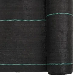 vidaXL Membran mot ogräs svart 0,5x50 m PP, ogräshinder, ogräskontrollmembran 4005139