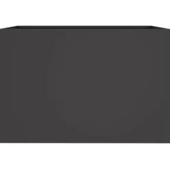 vidaXL Odlingslåda svart 62x47x46 cm kallvalsat stål - Krukor & odlingslådor