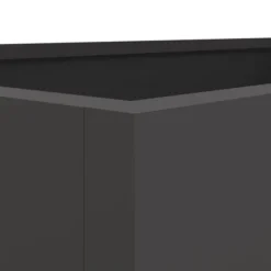 vidaXL Odlingslåda svart 62x47x46 cm kallvalsat stål - Krukor & odlingslådor