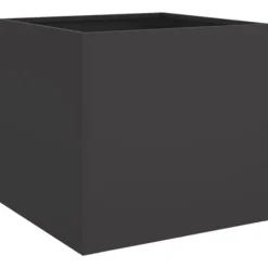 vidaXL Odlingslådor 2 st svart 42x40x39 cm kallvalsat stål - Krukor & odlingslådor