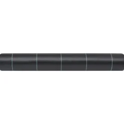 vidaXL Ogräsmatta svart 1x200 m PP - Trädgårdstyg