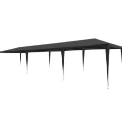 vidaXL Partytält PE 3x9 m antracit - Partytält & paviljoner