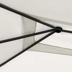 vidaXL Paviljong 3x4x2,6 m gräddvit 160 g/m² - Partytält & paviljoner