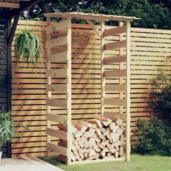 vidaXL Pergola med tak 100x90x200 cm Impregnerad furu 318380