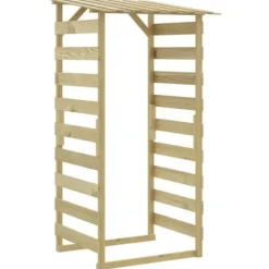 vidaXL Pergola med tak 100x90x200 cm Impregnerad furu 318380