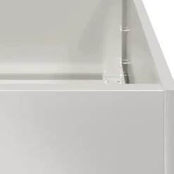 vidaXL Planteringskärl 40x80x80 cm rostfritt stål