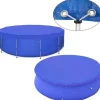vidaXL Poolöverdrag PE runt 460 cm 90 g/m² - Poolskydd