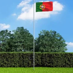 vidaXL Portugals flagga 90x150 cm