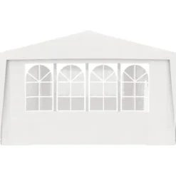 vidaXL Professionellt partytält med väggar 4x9 m vit 90 g/m² - Partytält & paviljoner