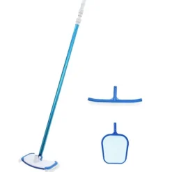 vidaXL Rengöringspaket för pool 9 delar