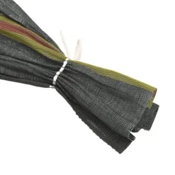 vidaXL Sandsäckar 50 st mörkgrön 103x25 cm HDPE - Industrilager