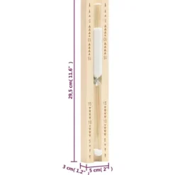 vidaXL Sandur för bastu 15 minuter massiv furu