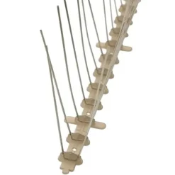 vidaXL Set med 6 spetsar i 5 rader mot fåglar Plast 3 m