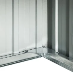 vidaXL Skjul för robotgräsklippare 92x97x63 cm galvaniserat stål grå - Förråd & Redskapsbodar