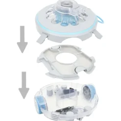 vidaXL Sladdlös poolrobot 27 W