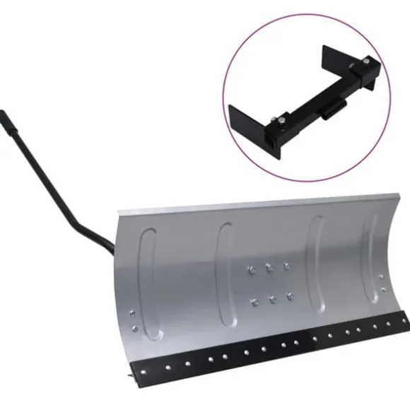 vidaXL Snöblad till gräsklippare med adapter 100 cm - Snöskyfflar