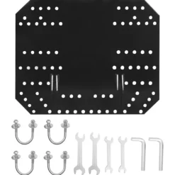 vidaXL Snöplog för ATV 150x38 cm svart - Snöskyfflar