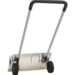 vidaXL Snöskyffel med utdragbart handtag silver 61 cm stålblad - Snöskyfflar
