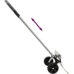 vidaXL Snöskyffel med utdragbart handtag silver 61 cm stålblad - Snöskyfflar