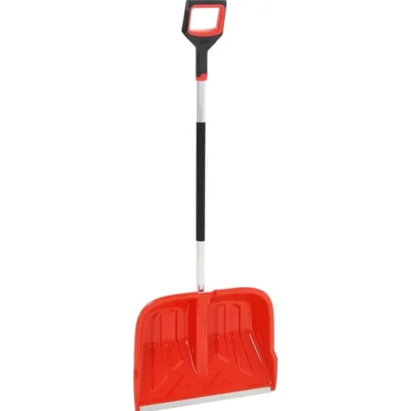 vidaXL Snöskyffel röd 136 cm aluminium - Snöskyfflar