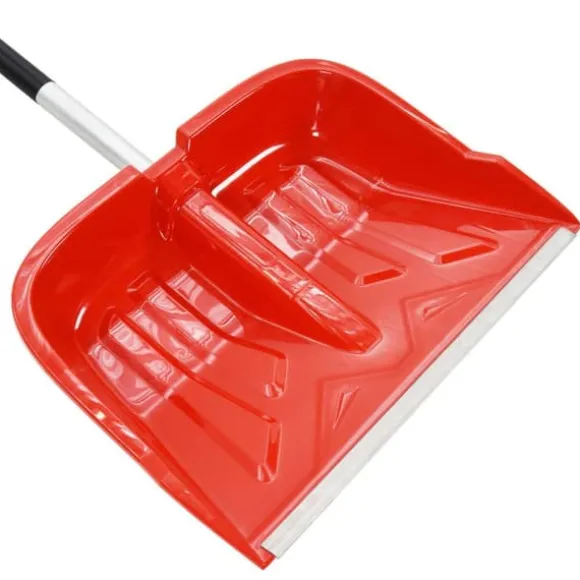 vidaXL Snöskyffel röd 136 cm aluminium - Snöskyfflar