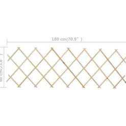 vidaXL Spaljéstaket 5 st Gran Trä 180x60 cm 47240