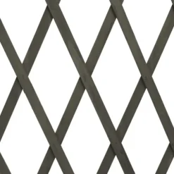 vidaXL Spaljéstaket grå 180x100 cm massivt granträ - Staket