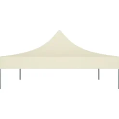 vidaXL Tak till partytält 4x3 m gräddvit 270 g/m² - Tak till partytält & lusthus