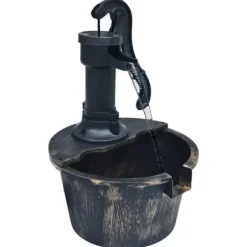 vidaXL trädgårdsfontän med pump dekorativ fontän dekorativ fontän utomhus bakgård Slitstark Robust 48231