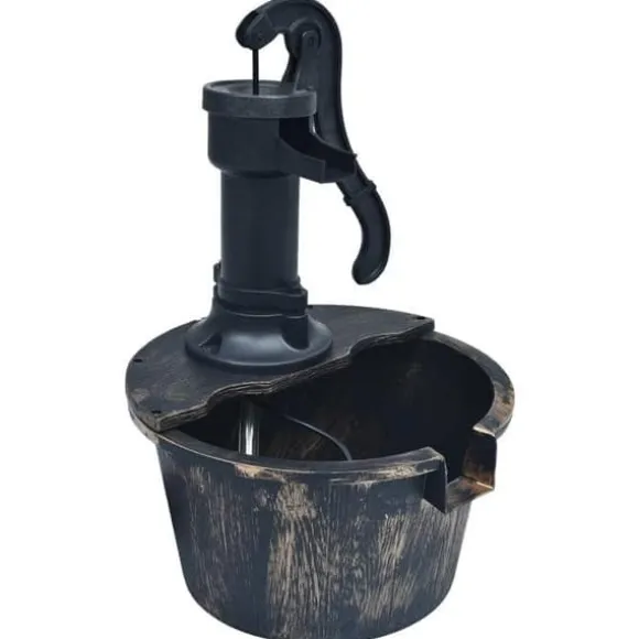 vidaXL trädgårdsfontän med pump dekorativ fontän dekorativ fontän utomhus bakgård Slitstark Robust 48231