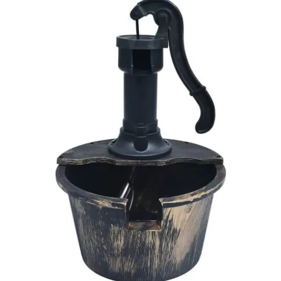 vidaXL trädgårdsfontän med pump dekorativ fontän dekorativ fontän utomhus bakgård Slitstark Robust 48231