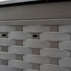 vidaXL Trädgårdskompost 2 st brun 60x60x83 cm 600 L plastrotting - Komposterare