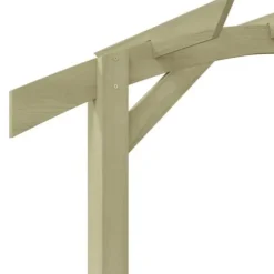 vidaXL Trädgårdspergola 180x210x40 cm Impregnerad Furu