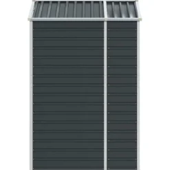 vidaXL Trädgårdsskjul antracit 191x130x198 cm galvaniserat stål - Förråd & Redskapsbodar