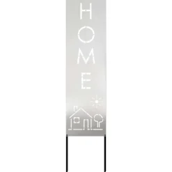 vidaXL Trädgårdsskärm Fretwork silver 32 x 140 cm Rostfritt stål