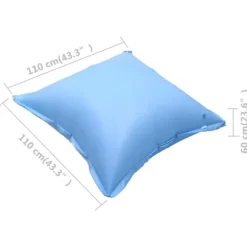 vidaXL Uppblåsbara vinterkuddar för poolskydd 2 st