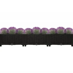 vidaXL Upphöjd odlingslåda 120x40x23 cm polypropen - Krukor & odlingslådor