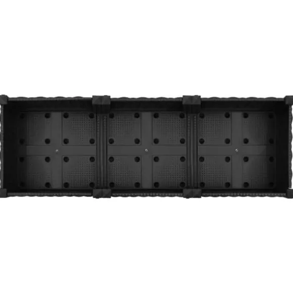 vidaXL Upphöjd odlingslåda 120x40x23 cm polypropen - Krukor & odlingslådor