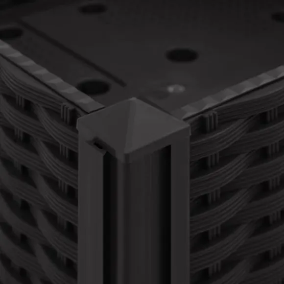 vidaXL Upphöjd odlingslåda 120x40x23 cm polypropen - Krukor & odlingslådor