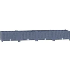 vidaXL Upphöjd odlingslåda 160x40x23 cm polypropen - Krukor & odlingslådor