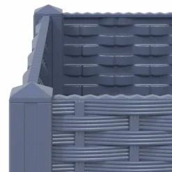 vidaXL Upphöjd odlingslåda 160x40x23 cm polypropen - Krukor & odlingslådor