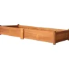 vidaXL Upphöjd trädgårdssäng Acaciaträ 200x50x25 cm
