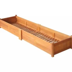 vidaXL Upphöjd trädgårdssäng Acaciaträ 200x50x25 cm