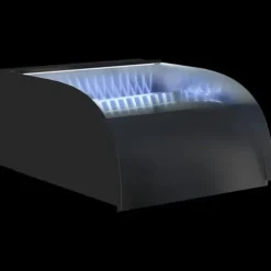 vidaXL Vattenfall med LED 30x34x14 cm rostfritt stål 304 - Fontäner