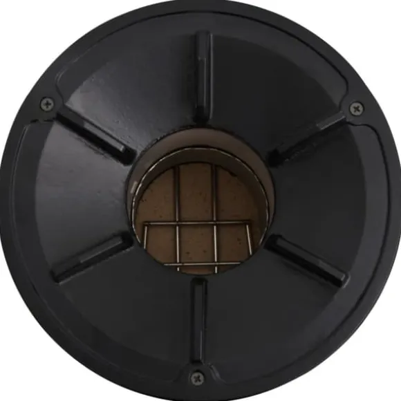 vidaXL Vedeldad campingspis silver 45x25x26 cm stål - Öppna spisar