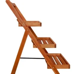 vidaXL 3-vånings planteringsställ 50x63x80 cm Solid Acacia 43994