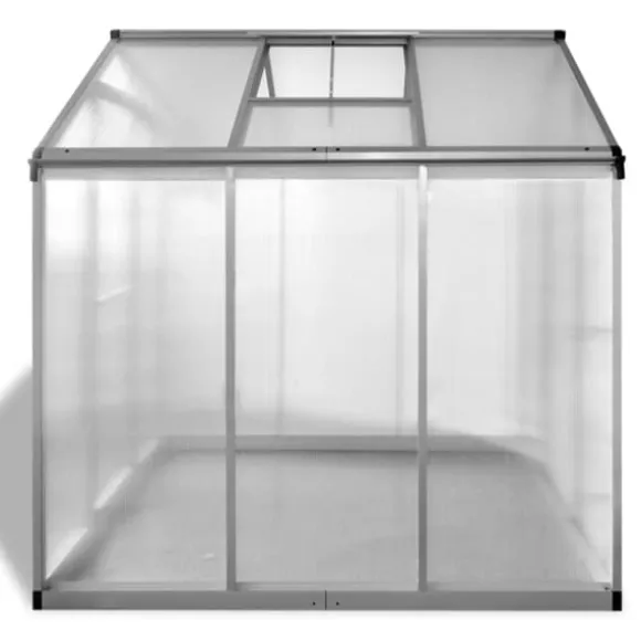 vidaXL Växthus 3,46 m² förstärkt aluminium - Växthus