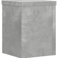 vidaXL Växtställ 2 st betonggrå 15x15x20 cm konstruerat trä