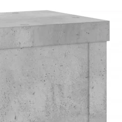 vidaXL Växtställ 2 st betonggrå 15x15x20 cm konstruerat trä