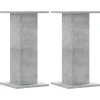 vidaXL Växtställ 2 st betonggrå 30x30x60 cm konstruerat trä